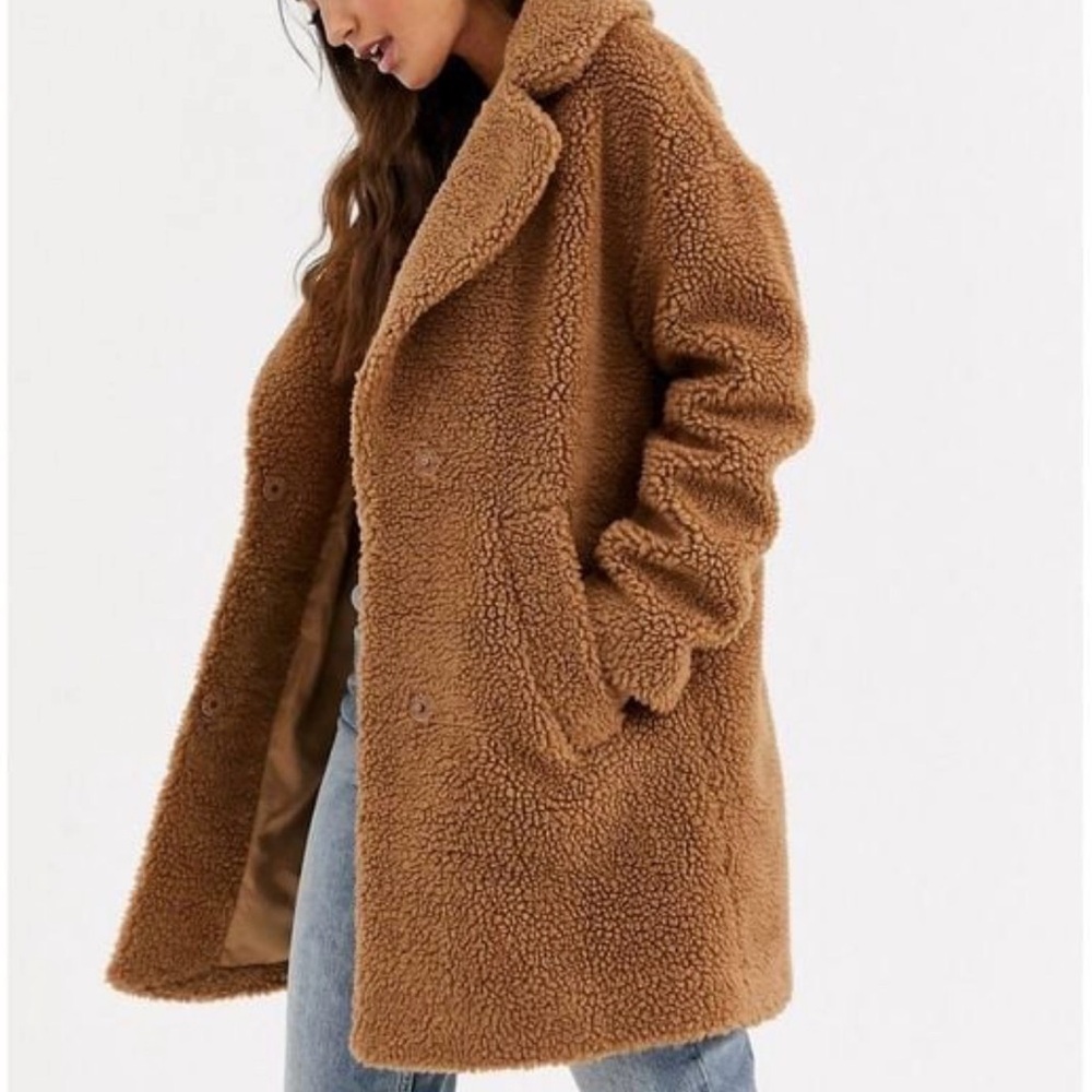 Abercrombie & Fitch Teddy Coat XS